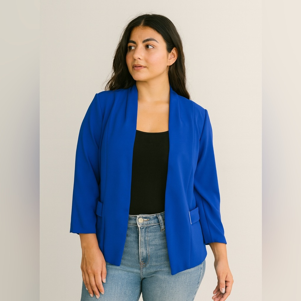 Elegant Royal Blue Women's Blazer